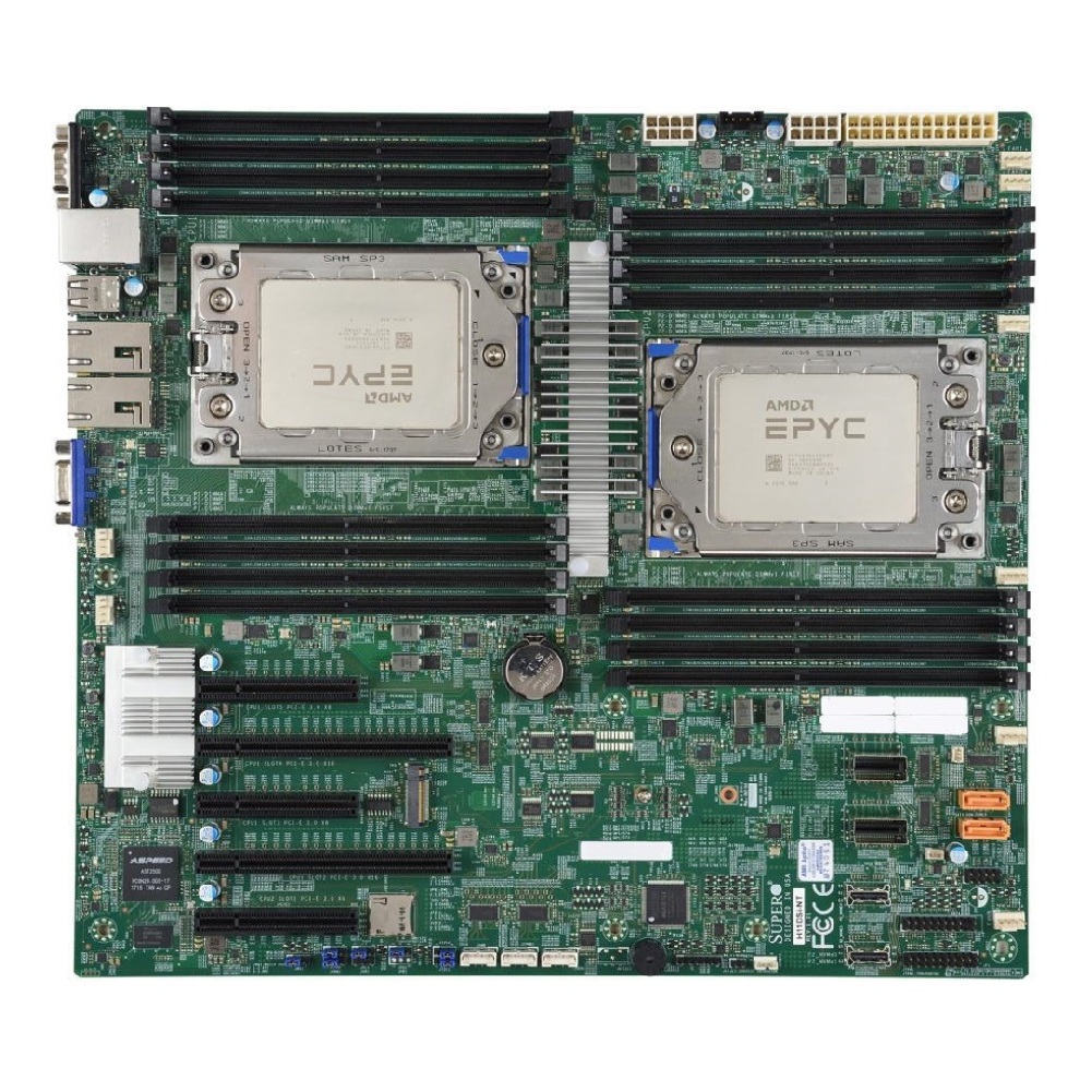 Dual Socket Sp3 Epyc Motherboard - Caja combinada Supermic H11DSi-NT placa base