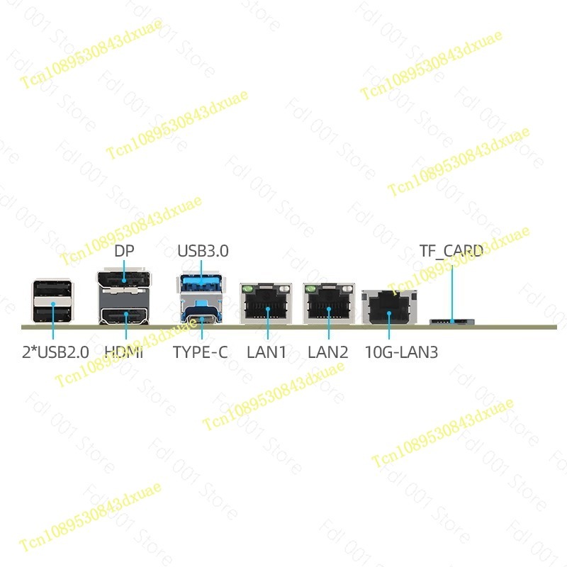 Mini Itx Dual 2.5G Nas Motherboard - Placa Base Dual 2.5G 10G SFP
