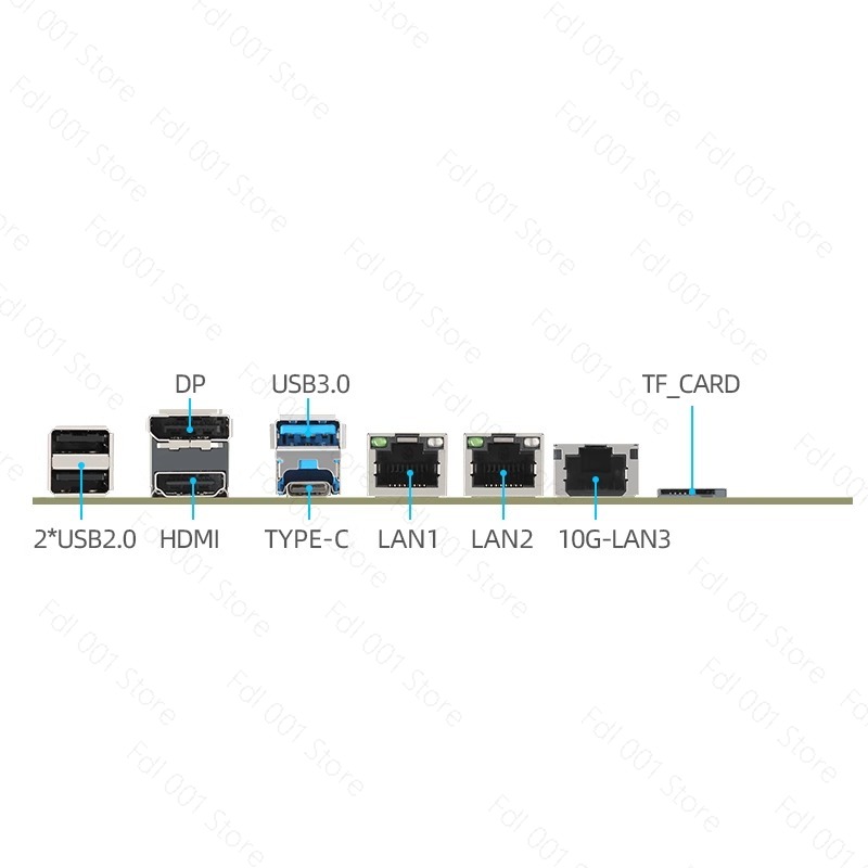 Mini Itx Dual 2.5G Nas Motherboard - Placa Base N100 Dual 2.5G 10G