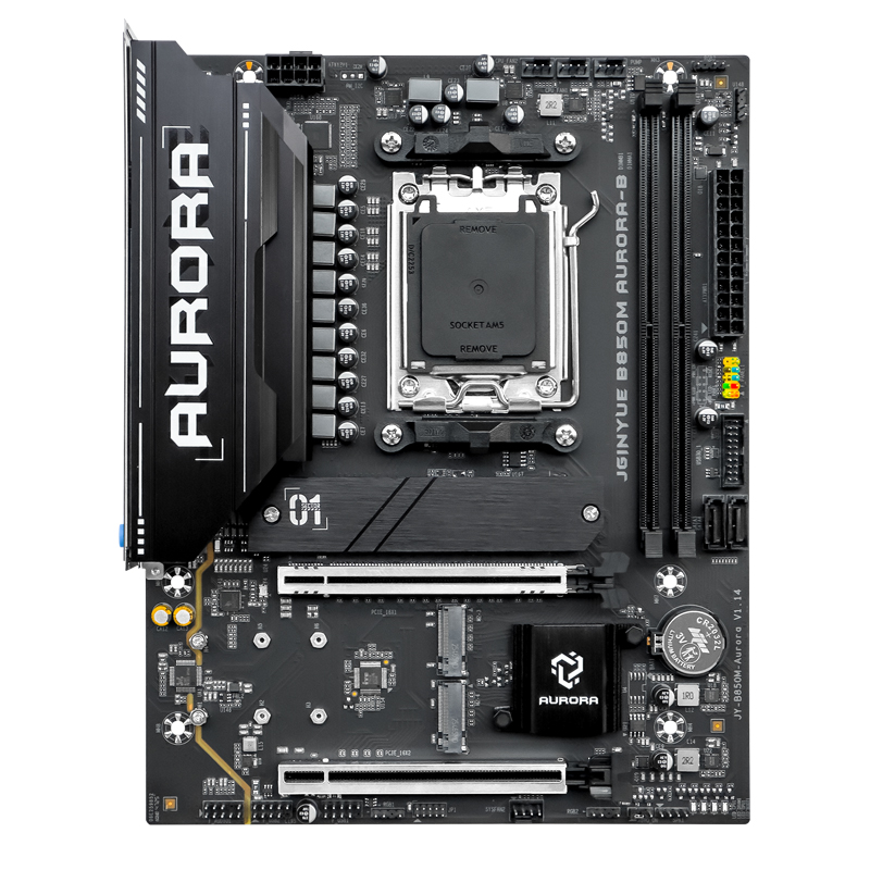 JGINYUE B850M AURORA-B Nueva p - Am5 Micro Atx Pcie 5.0 Motherboard reseña y precio