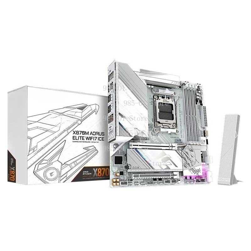 Placa base ATX X870M blanca, c - X870E Atx Motherboard reseña y precio