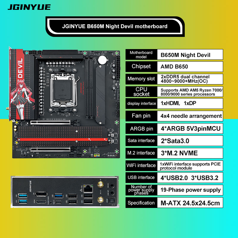 Placa base para juegos de escr - X870E Atx Motherboard reseña y precio