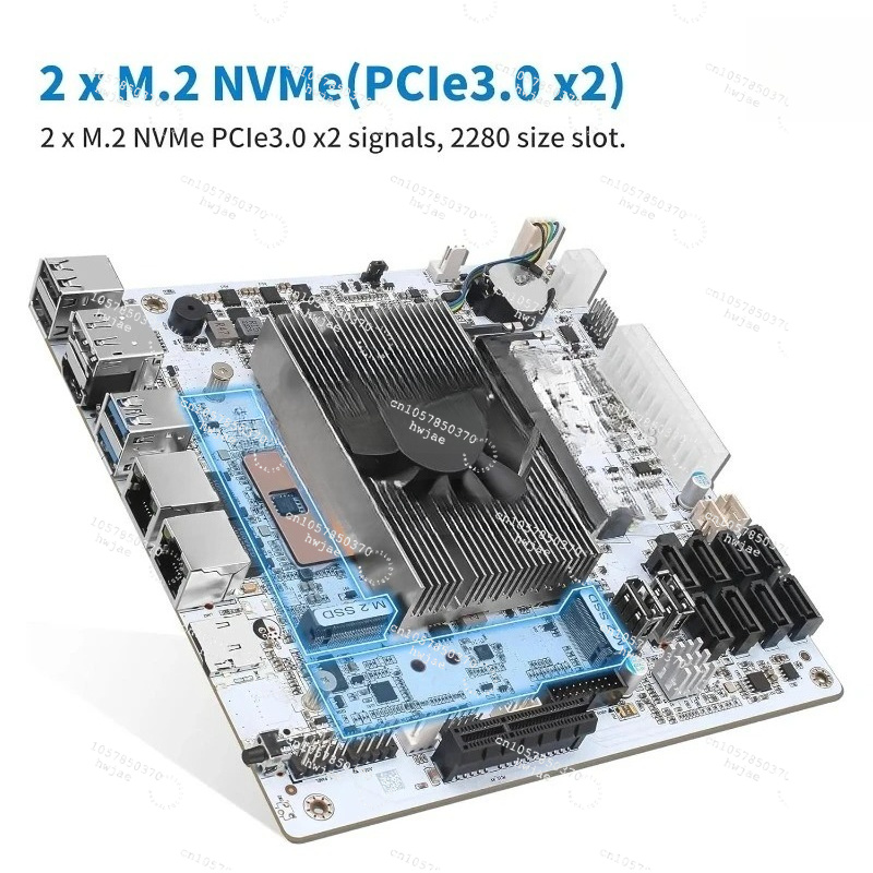 Placa Base Mini ITX Blanca M11 - Mini Itx Dual 2.5G Nas Motherboard reseña y precio