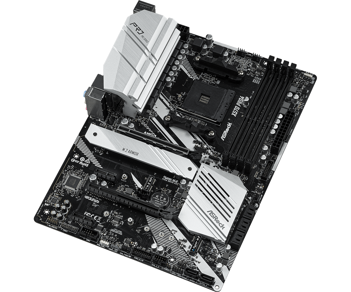 Placa base ASROCK X570 X570 Pr - X870E Atx Motherboard reseña y precio