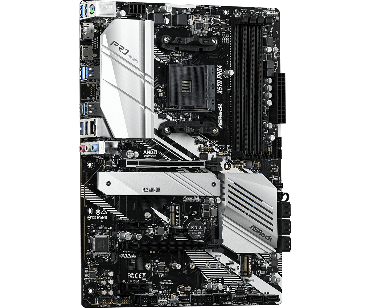 Placa base ASROCK X570 X570 Pr - X870E Atx Motherboard reseña y precio