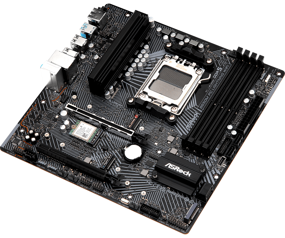 Placa Base ASROCK B650M PG Lig - X870E Atx Motherboard reseña y precio