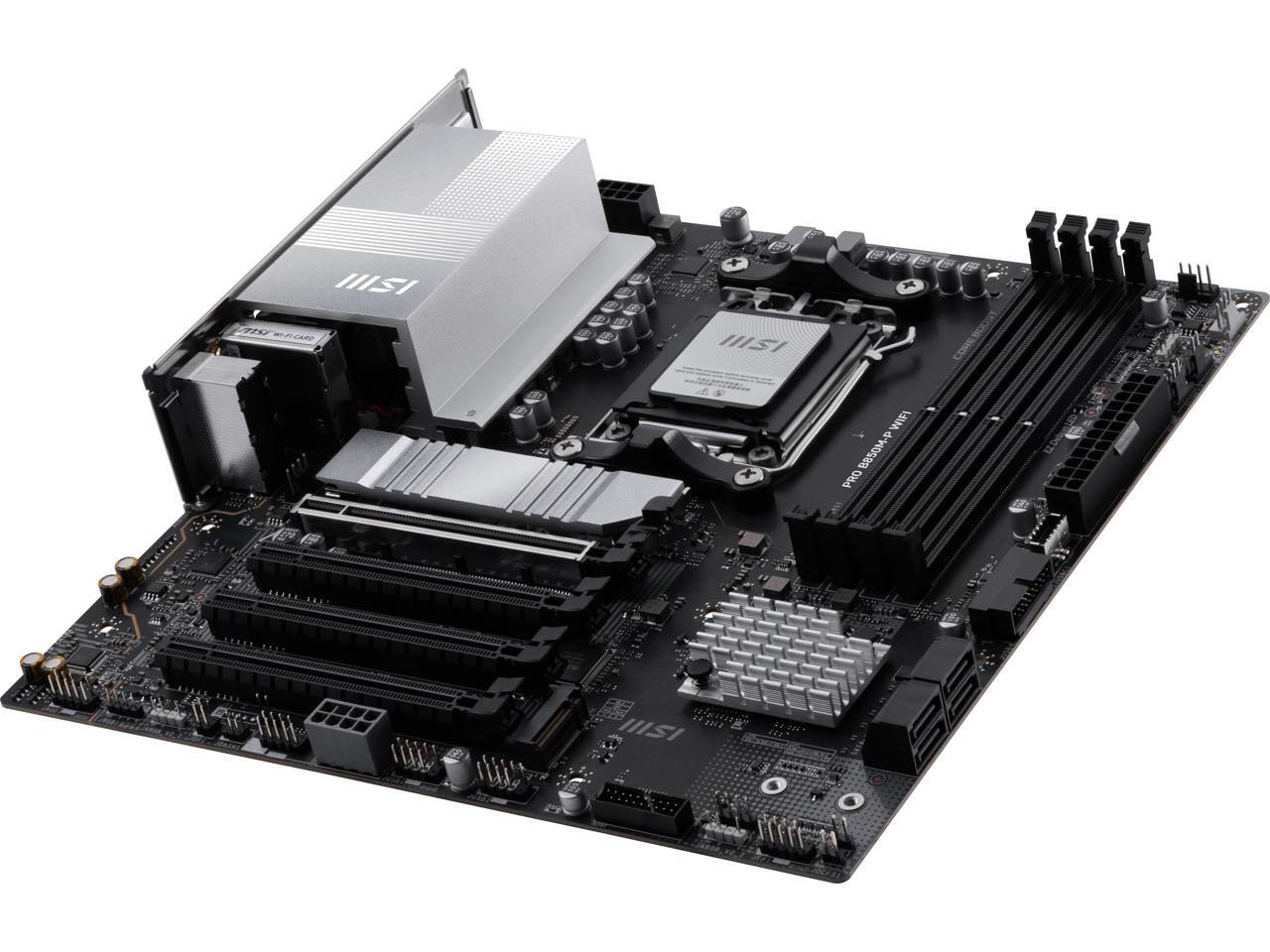 Placa base MSI PRO B850M-P WIF - Am5 Micro Atx Pcie 5.0 Motherboard reseña y precio