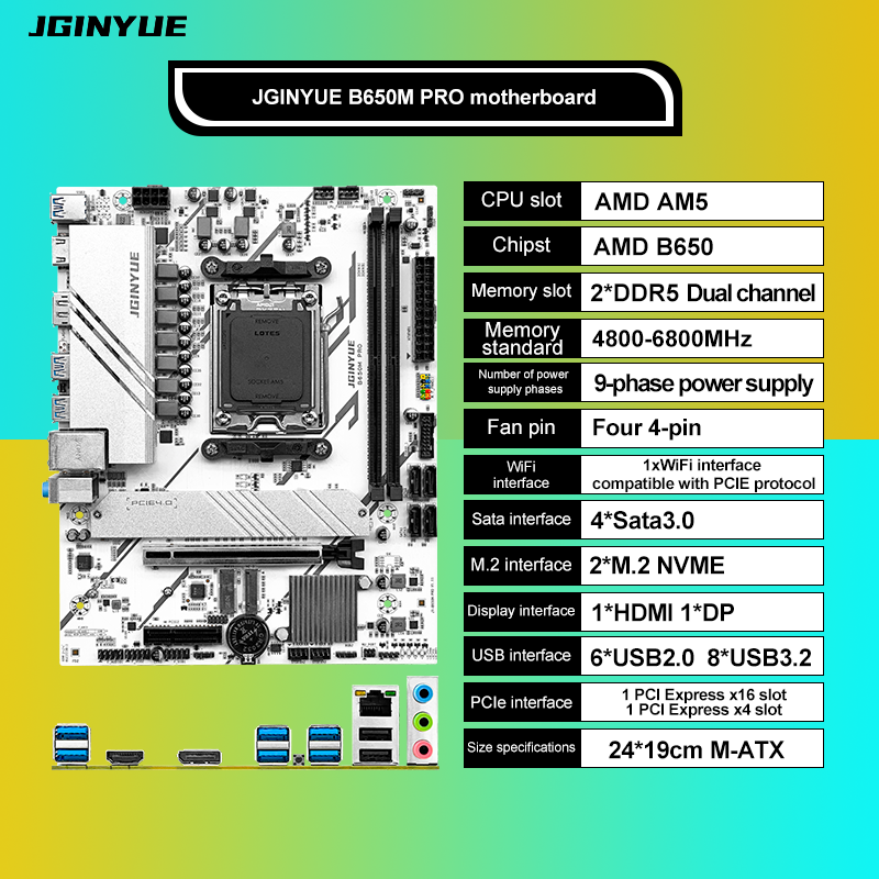 PRO B650M MATX AMD B650 DDR5 6 - X870E Atx Motherboard reseña y precio